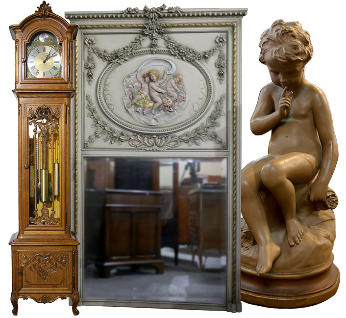 Decorative Items, Garden, Clocks, Mirrors etc.